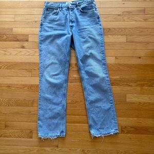 AGOLDE Lana Mid Rise Straight Jeans | Size 28